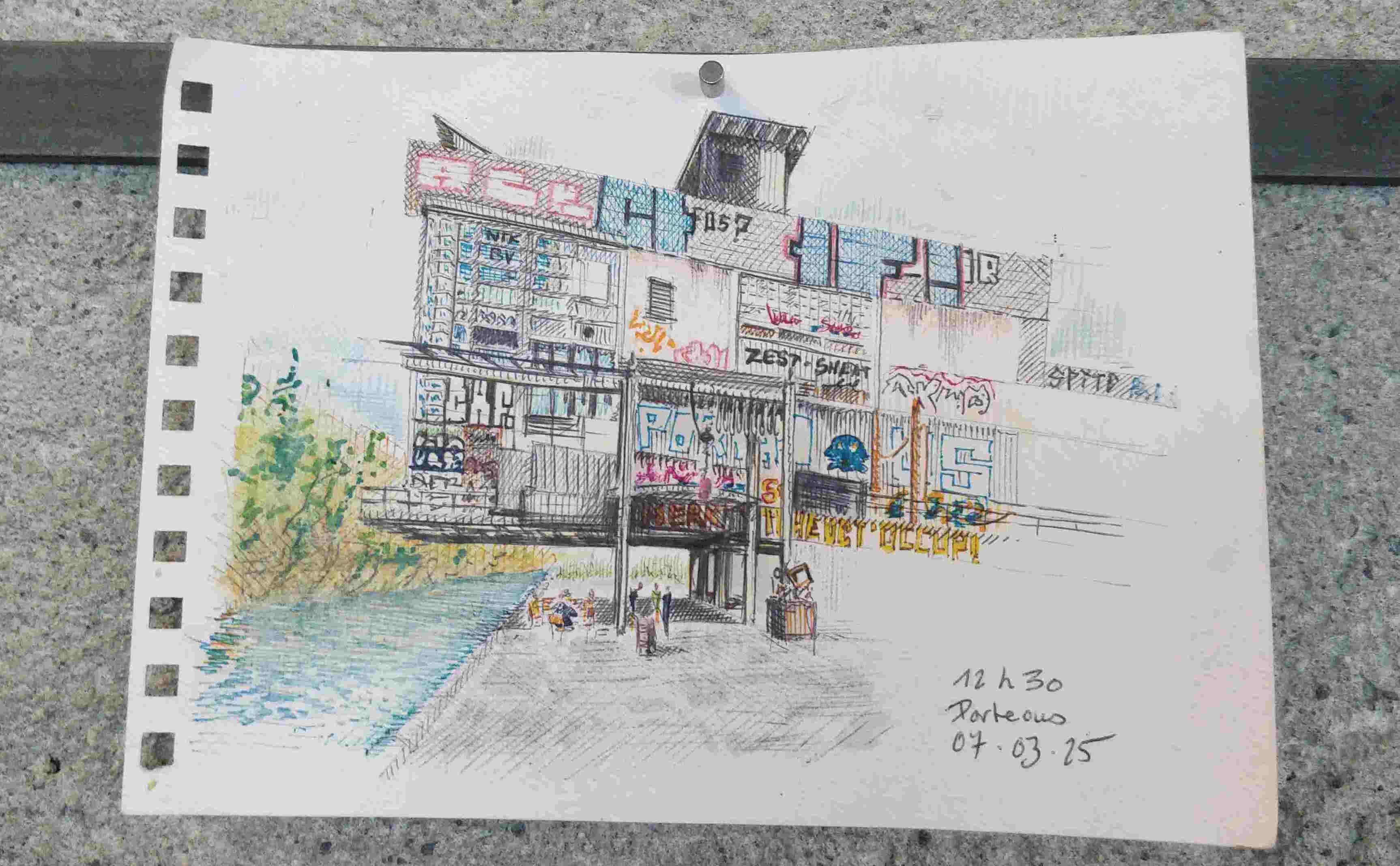 Un dessin de Porteous